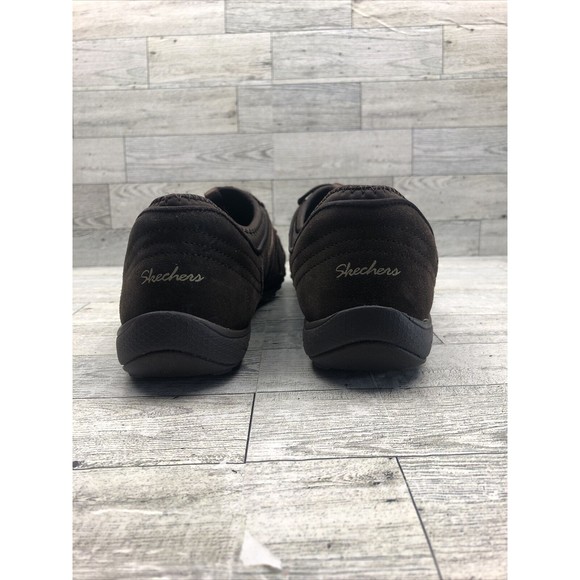 Skechers Women's Relaxed Fit Memory Foam Sneakers 22478 US Size 9 Brown - Picture 5 of 9